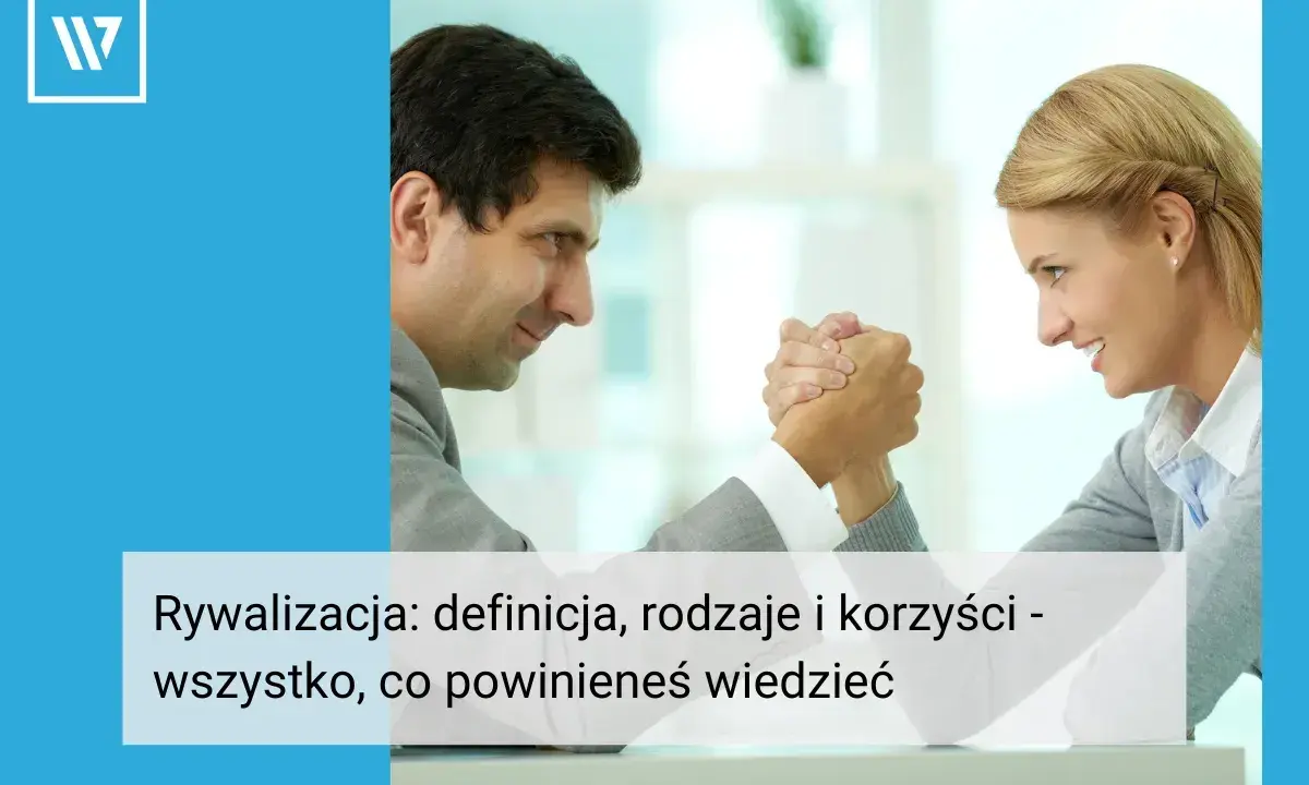Mężczyzna i kobieta mierzą się w siłowaniu na ręce, symbolizując rywalizację.