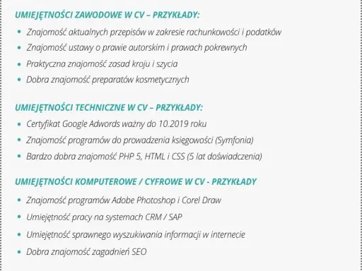 Umiejętności do CV: Jak wyróżnić się na rynku pracy i zdobyć ofertę?