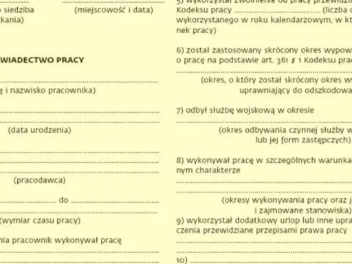 Świadectwo pracy w trakcie zatrudnienia? Kiedy to możliwe?