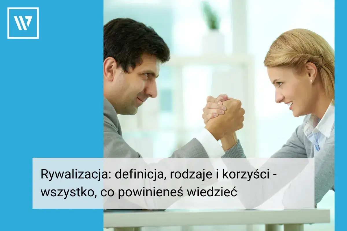 Mężczyzna i kobieta mierzą się w siłowaniu na ręce, symbolizując rywalizację.